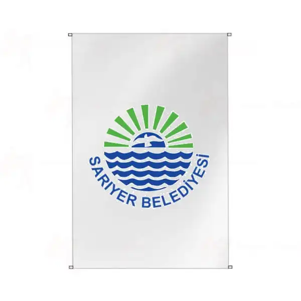 Saryer Belediyesi Bina Cephesi Bayraklar