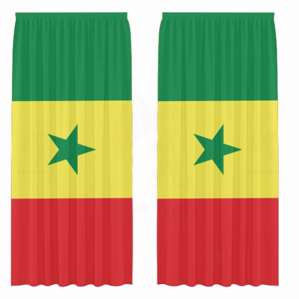 Senegal Gnelik Saten Perde retim