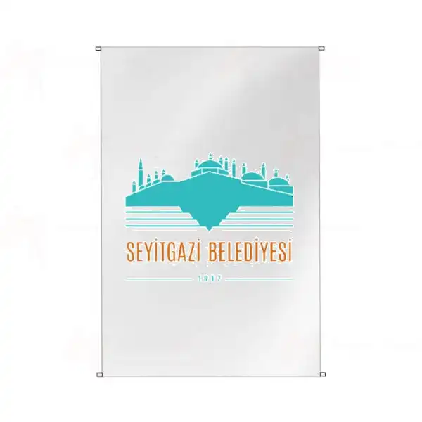 Seyitgazi Belediyesi Bina Cephesi Bayrakları