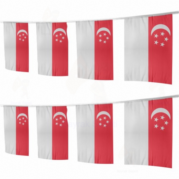 Singapur pe Dizili Ssleme Bayraklar