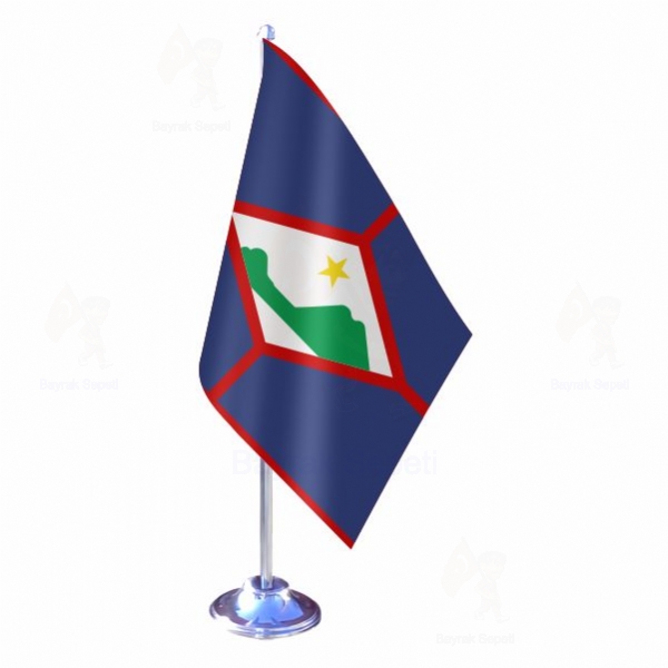 Sint Eustatius Tekli Masa Bayraklar Bul