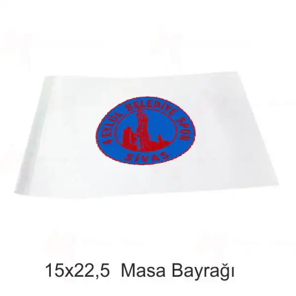 Sivas 4 Eyll Belediyespor Masa Bayraklar