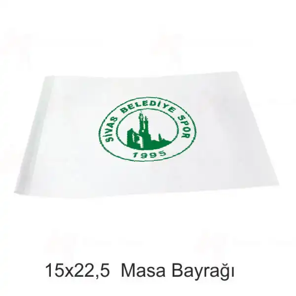 Sivas Belediyespor Masa Bayraklar
