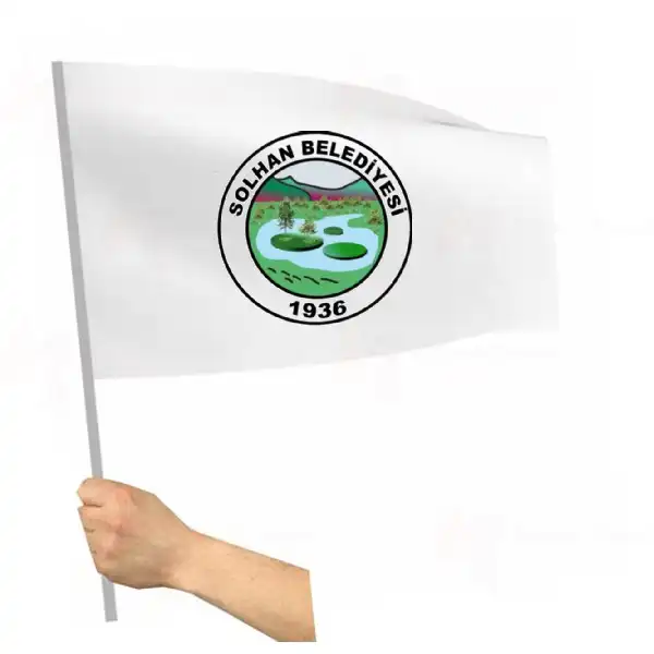 Solhan Belediyesi Sopalı Bayraklar