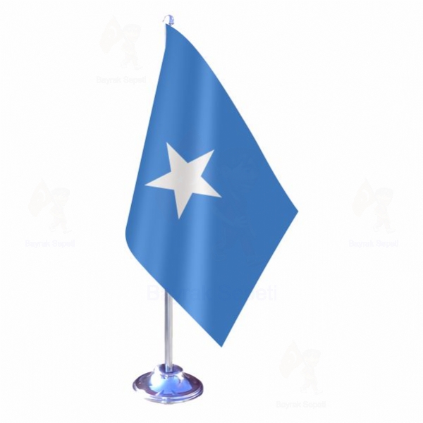 Somali Tekli Masa Bayraklar Resmi
