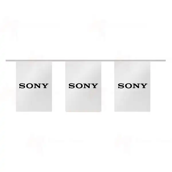 Sony İpe Dizili Süsleme Bayrakları