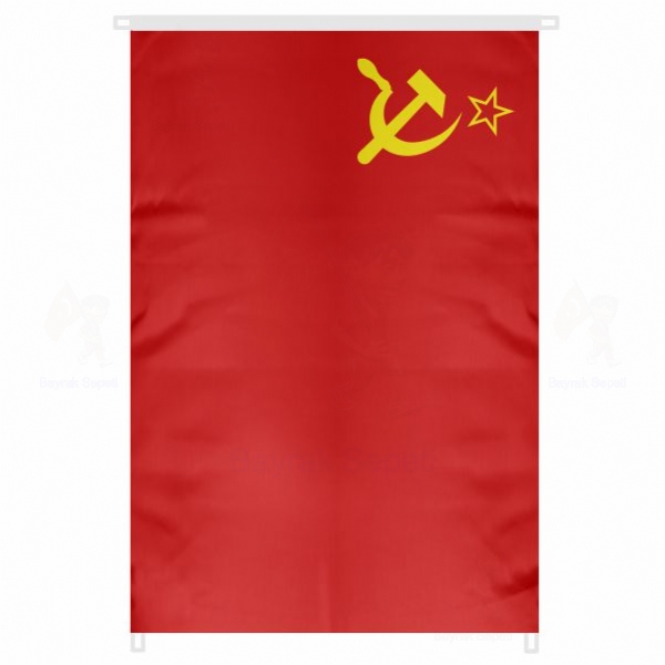 Sovyetler Birlii Bina Cephesi Bayrak retim