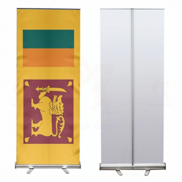 Sri Lanka Roll Up ve Banner