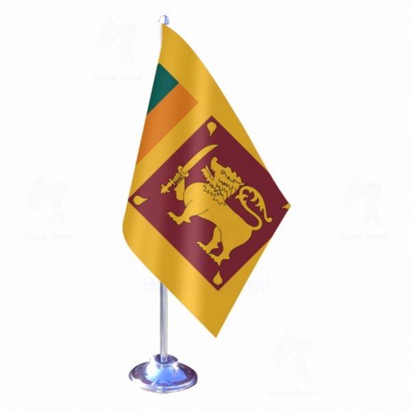 Sri Lanka Tekli Masa Bayraklar imalat