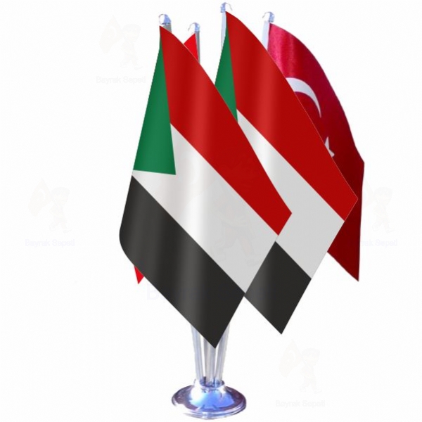Sudan 4 L Masa Bayraklar