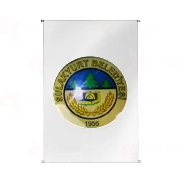 Sulakyurt Belediyesi Bina Cephesi Bayrakları