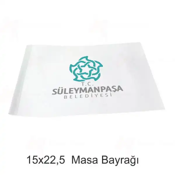 Süleymanpaşa Belediyesi Masa Bayrakları