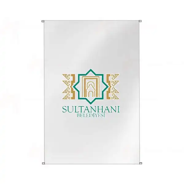 Sultanhan Belediyesi Bina Cephesi Bayraklar