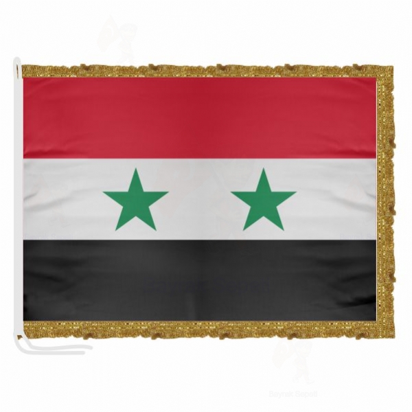 Suriye Saten Kuma Makam Bayra Tasarmlar