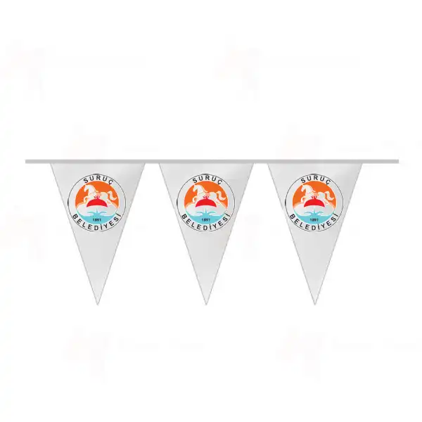 Suruç Belediyesi İpe Dizili Üçgen Bayraklar