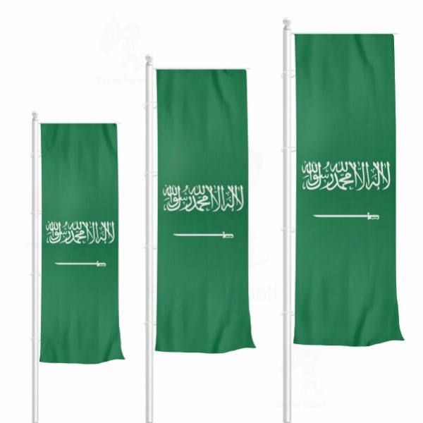 Suudi Arabistan Dikey Gnder Bayraklar