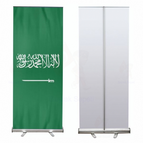 Suudi Arabistan Roll Up ve Banner