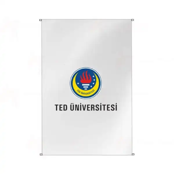 TED niversitesi Bina Cephesi Bayrak Resimleri
