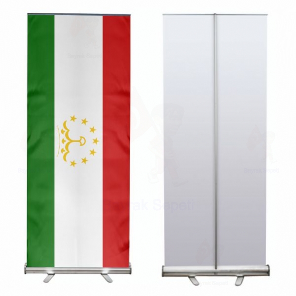 Tacikistan Roll Up ve Banner
