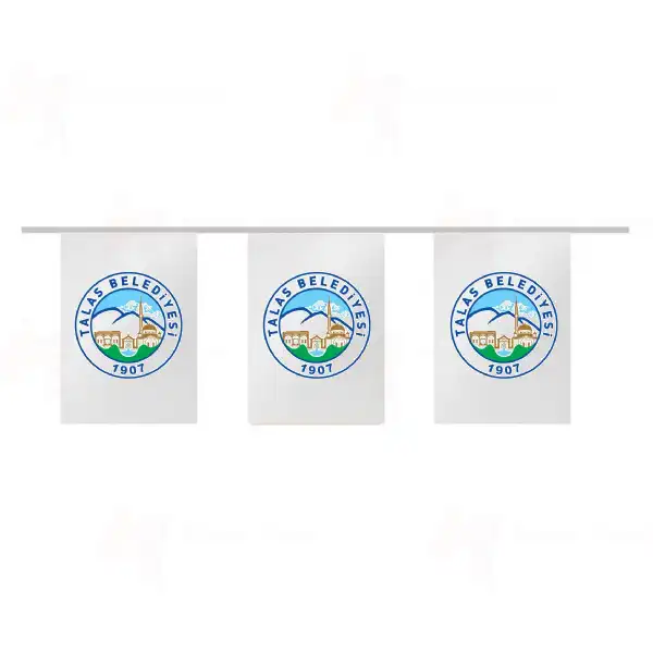 Talas Belediyesi İpe Dizili Süsleme Bayrakları