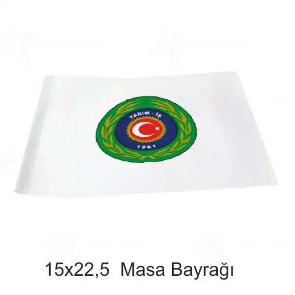 Tarm  Sendikas Masa Bayraklar