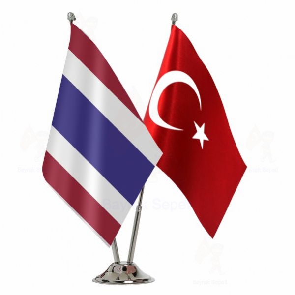 Tayland 2 Li Masa Bayraklar Toptan Alm