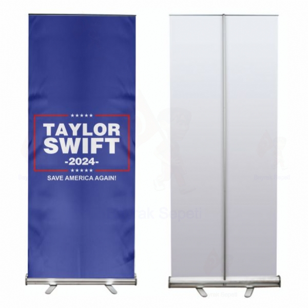 Taylor Swft 2024 Save Amerca Agan Roll Up ve Banner
