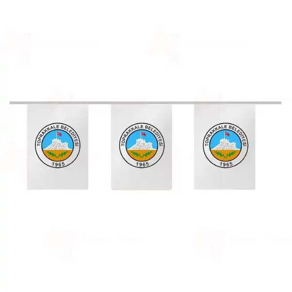 Toprakkale Belediyesi İpe Dizili Süsleme Bayrakları