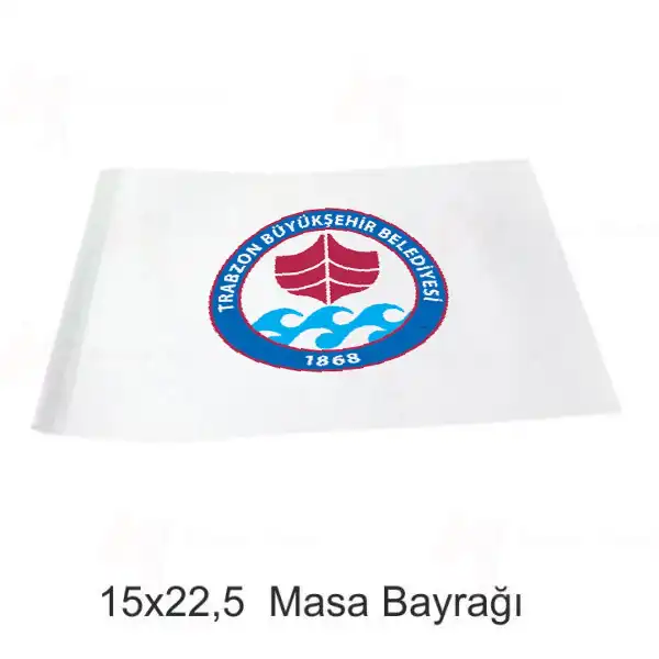 Trabzon Bykehir Belediyesi Masa Bayraklar