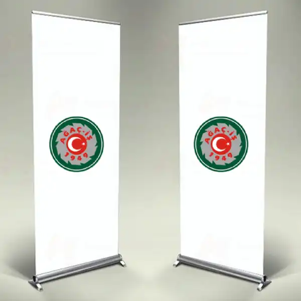 Trkiye Aa ve Kat Sanayii ileri Sendikas Roll Up ve Banner