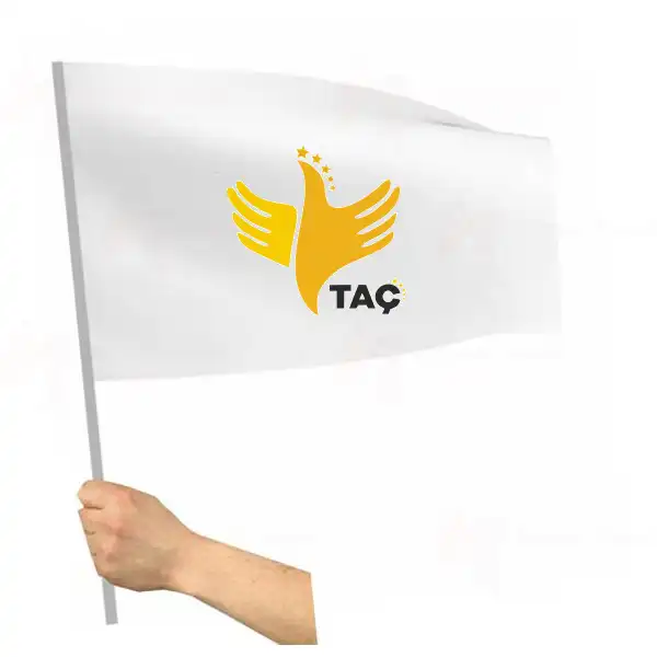 Türkiye Altın Çağ Partisi Sopalı Bayraklar