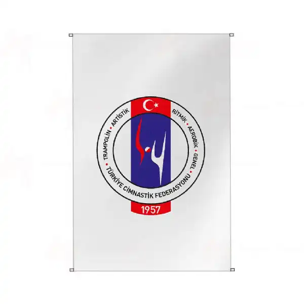 Trkiye Cimnastik Federasyonu Bina Cephesi Bayraklar