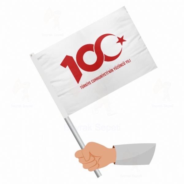 Trkiye Cumhuriyetinin 100.Yl Sopal Bayraklar