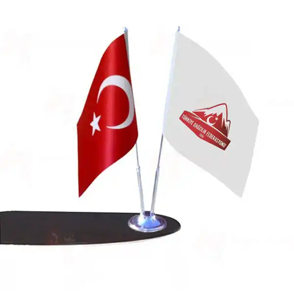 Trkiye Daclk Federasyonu 2 Li Masa Bayraklar