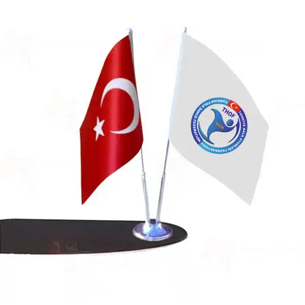 Trkiye Halk Oyunlar Federasyonu 2 Li Masa Bayraklar