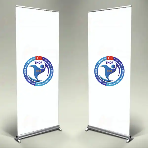 Trkiye Halk Oyunlar Federasyonu Roll Up ve Banner