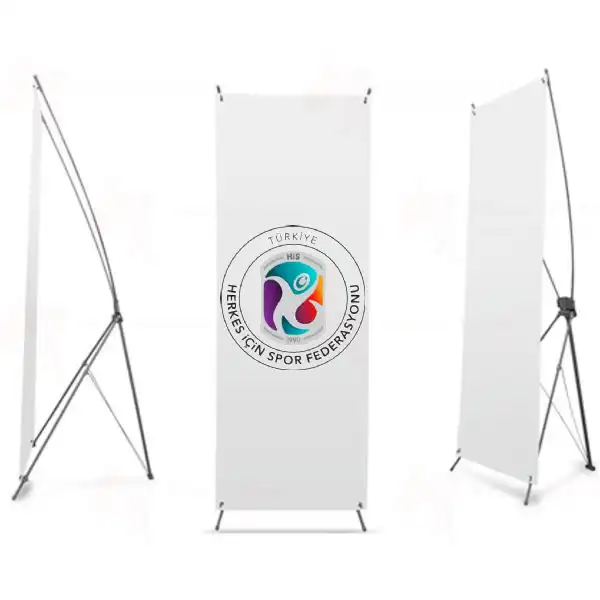 Trkiye Herkes iin Spor Federasyonu X Banner Bask imalat