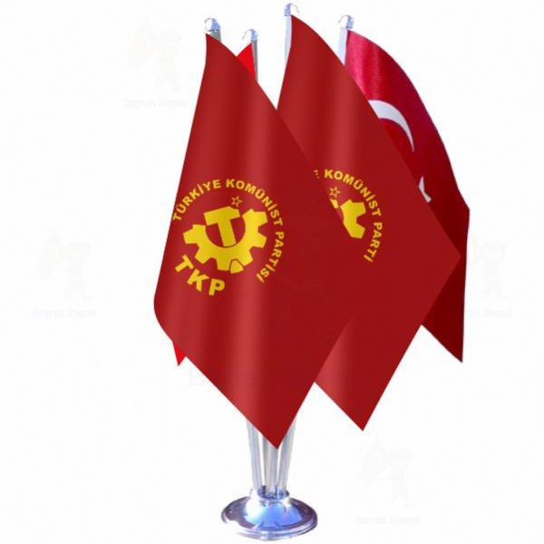 Trkiye Komnist Partisi 4 L Masa Bayrak Tasarmlar