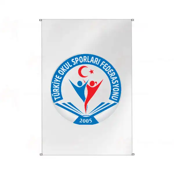 Trkiye Okul Sporlar Federasyonu Bina Cephesi Bayrak Grselleri