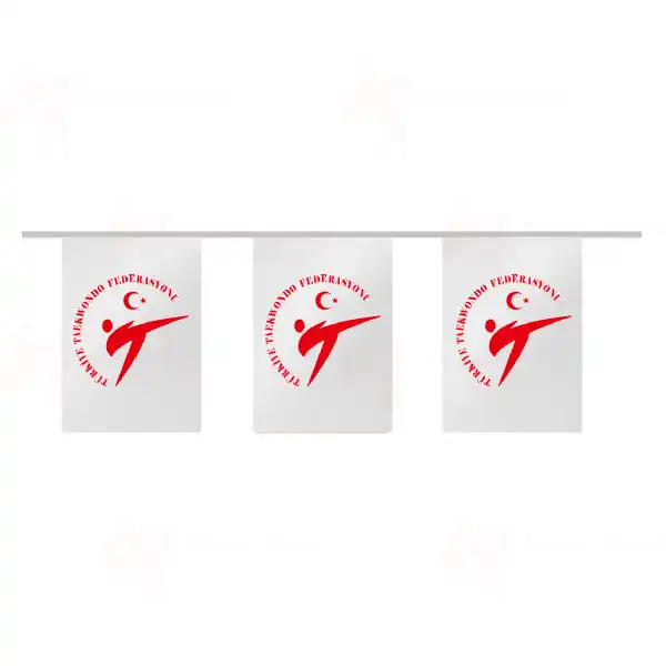 Trkiye Taekwondo Federasyonu pe Dizili Ssleme Bayraklar