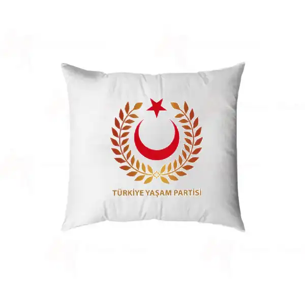Türkiye Yaşam Partisi Baskılı Yastık