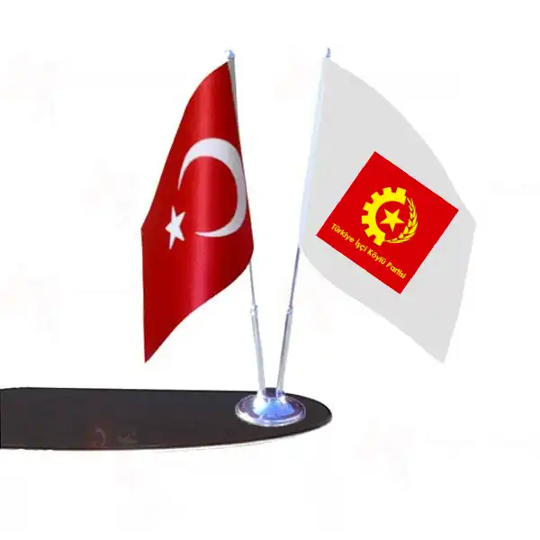 Türkiye İşçi Köylü Partisi 2 Li Masa Bayrakları