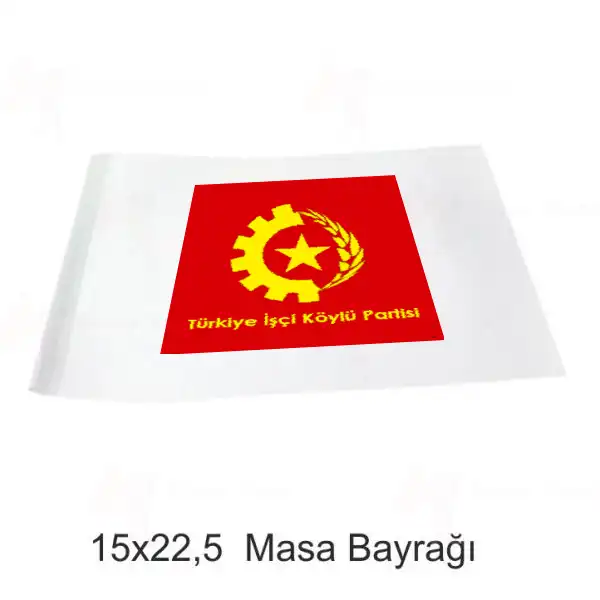 Türkiye İşçi Köylü Partisi Masa Bayrakları