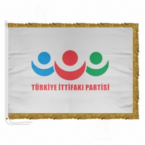 Trkiye ttifak Partisi Saten Kuma Makam Bayra
