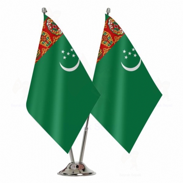 Trkmenistan 2 li Masa Bayra