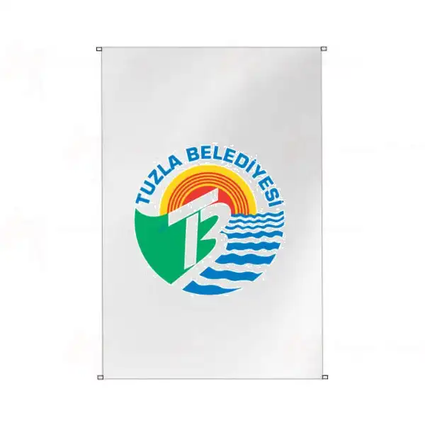 Tuzla Belediyesi Bina Cephesi Bayraklar