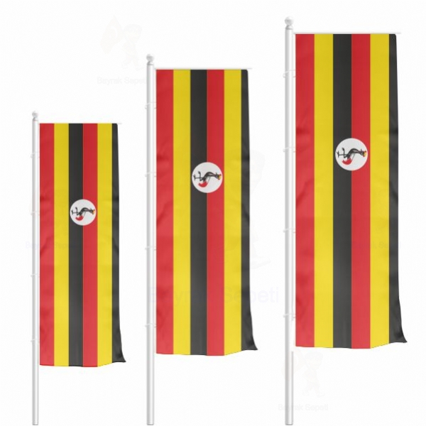 Uganda Dikey Gnder Bayrak Toptan Alm