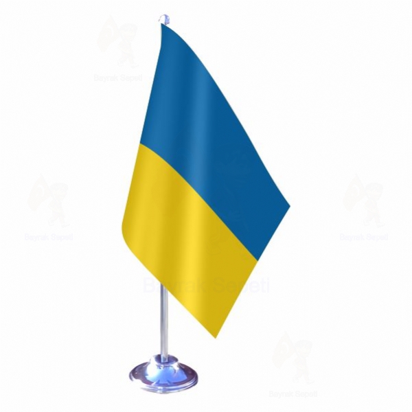 Ukrayna Tekli Masa Bayraklar Tasarm