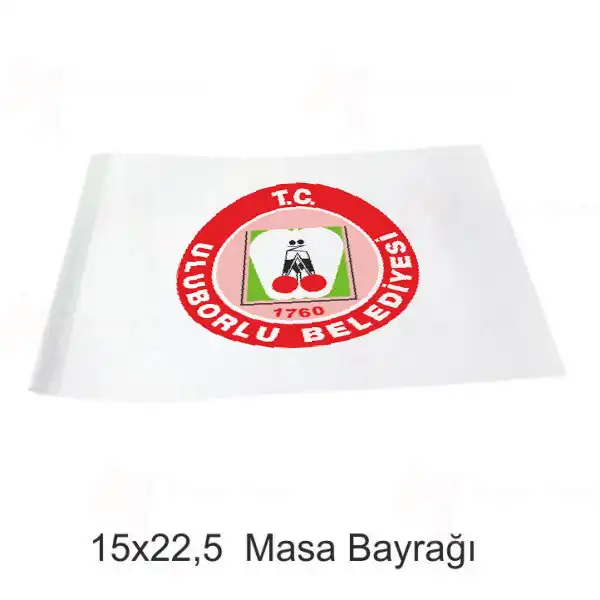 Uluborlu Belediyesi Masa Bayraklar Resmi