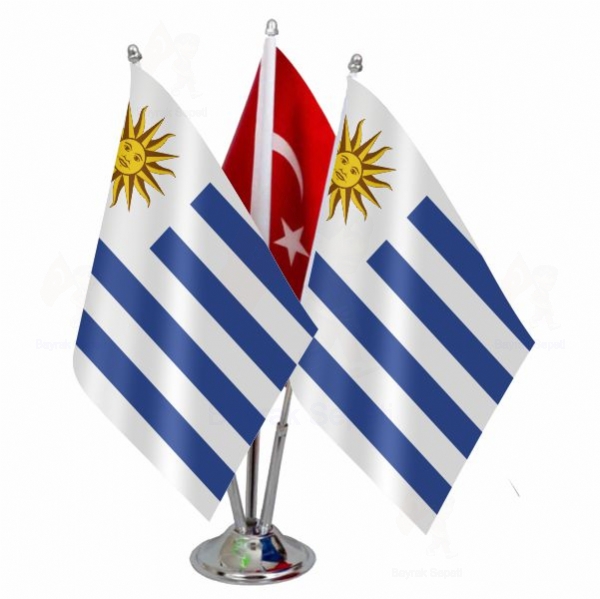 Uruguay 3 L Masa Bayraklar zellii